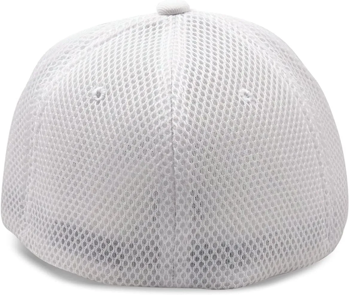 [2 Pack] Hybrid Stretch-Fitted Trucker Cap, Baseball Cap with Air Mesh