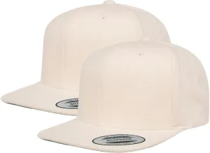 [2 Pack] Hybrid Stretch-Fitted Trucker Cap, Baseball Cap with Air Mesh