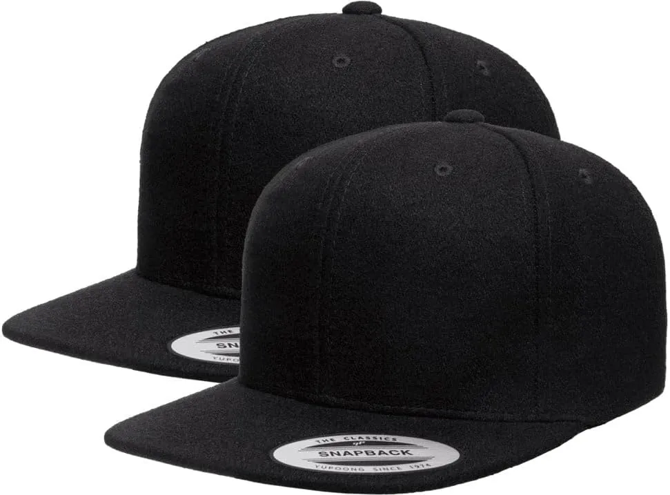 [2 Pack] Hybrid Stretch-Fitted Trucker Cap, Baseball Cap with Air Mesh