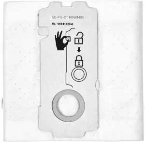 5-Pack 498411 Self Clean Filter Bag for Festool CT MIDI MINI Dust Extractor, Replacement Vacuum Bags for Shop Vacuum Dust Collection, Accessories (75048)