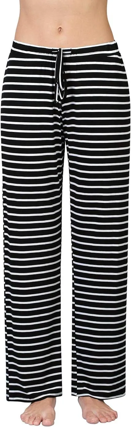 Air Curvey Casual Womens Pants Soft Lounge Pants Sleep Pajama Bottoms With Pocket
