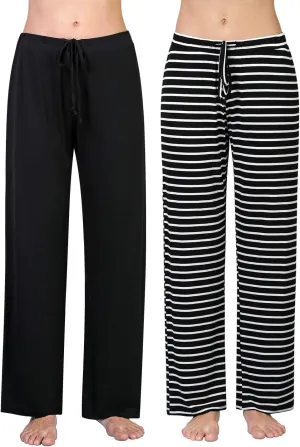 Air Curvey Casual Womens Pants Soft Lounge Pants Sleep Pajama Bottoms With Pocket