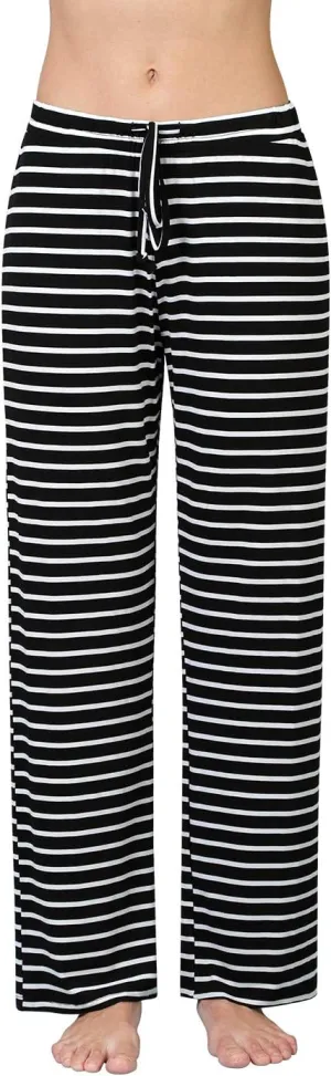 Air Curvey Casual Womens Pants Soft Lounge Pants Sleep Pajama Bottoms With Pocket