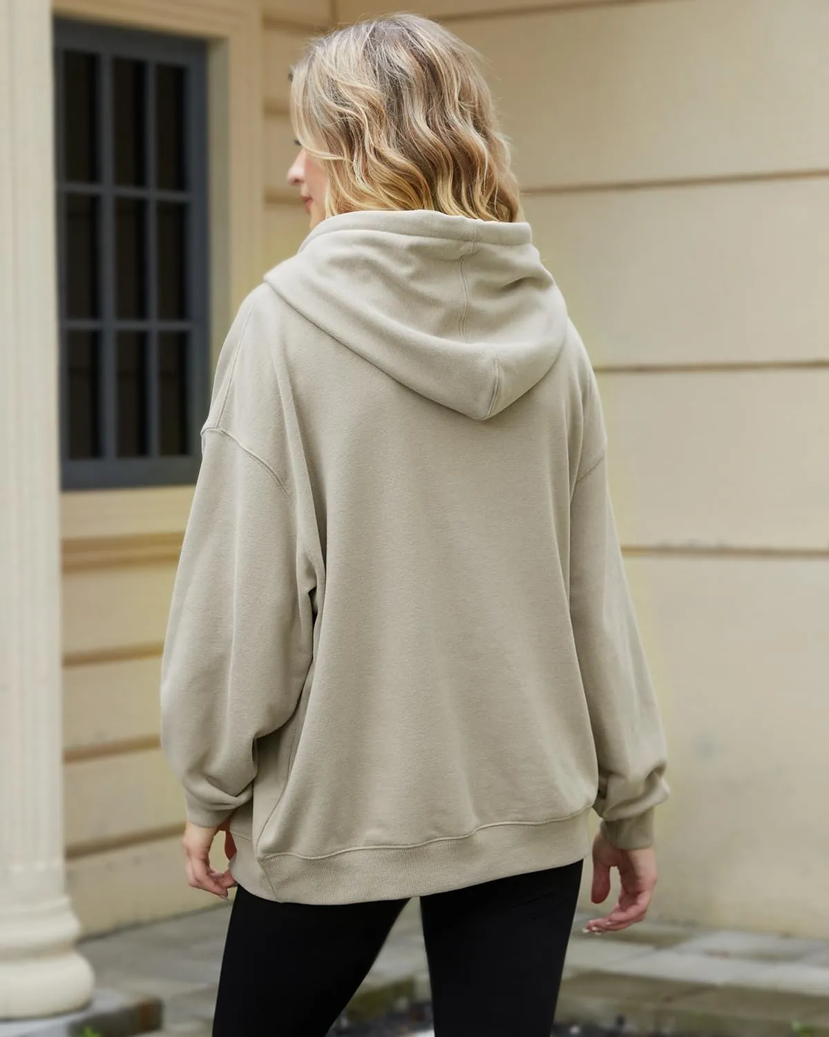Air Curvey Womens Oversized Hoodies Fleece Sweatshirts Pullover Long Sleeve Sweaters Casual Fall Outfits