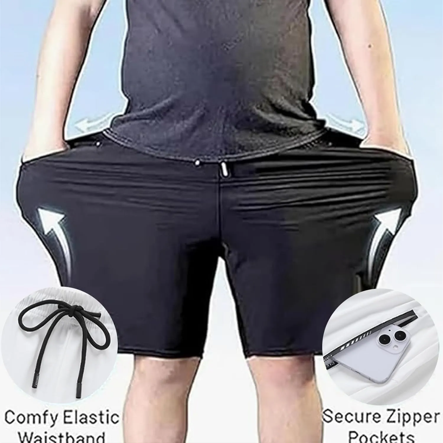 Airyflex Shorts, Icedactive - Women's Ice Silk Quick Drying Stretch Pants, Quick Dry Ice Silk Shorts, All Day Comfort