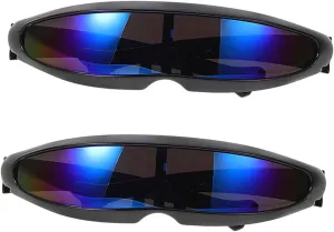 Alipis Men's Uv Protection Cycling Glasses Fish Shape Sunglasses for Versatile Outdoor Use
