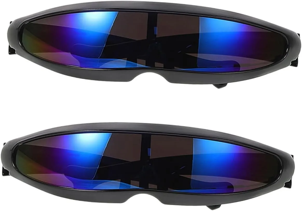 Alipis Men's Uv Protection Cycling Glasses Fish Shape Sunglasses for Versatile Outdoor Use