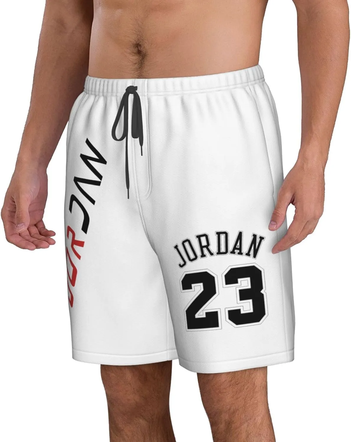 Basketball Goat 23 Beach Shorts Man's Beach Shorts Quick Dry Summer Outdoor Workout Shorts