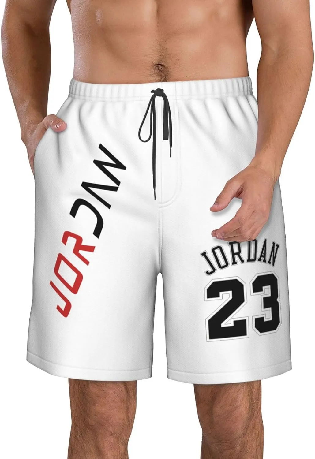 Basketball Goat 23 Beach Shorts Man's Beach Shorts Quick Dry Summer Outdoor Workout Shorts