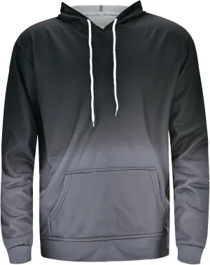 Black Hoodie Men Block Tie-Dye Drawstring Long Sleeve Hooded Pocket Sweatershirt Top Poloo Hoodie Hoodie For Men