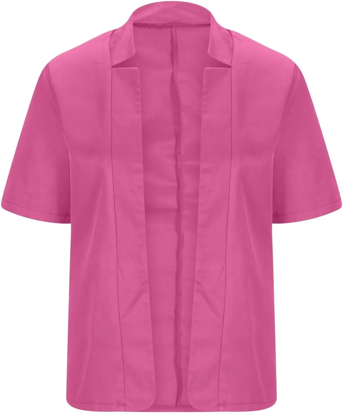 Blazers Jackets for Women 2025 Summer Short Sleeve Business Casual Cardigans Lapel Open Front Work Office Suit Blazer