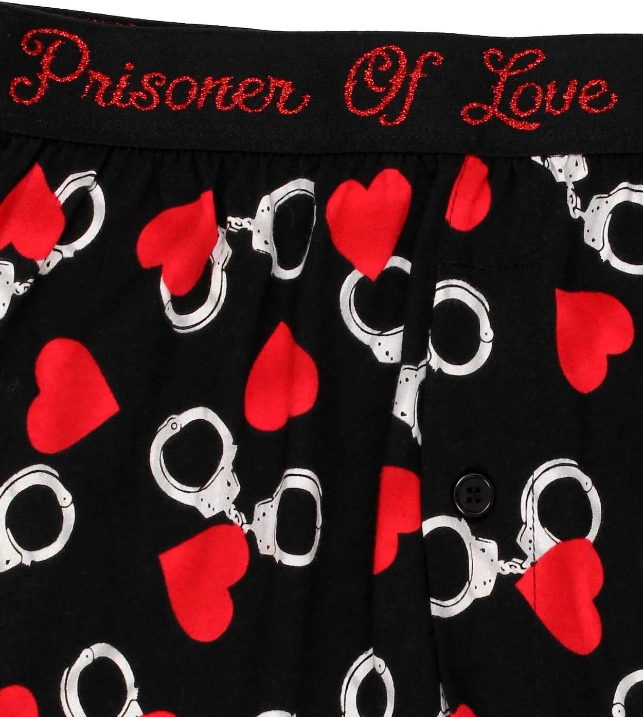 Briefly Stated Novelty Love Style Men's Boxer Shorts