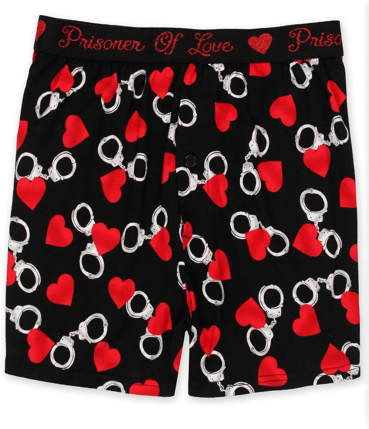 Briefly Stated Novelty Love Style Men's Boxer Shorts
