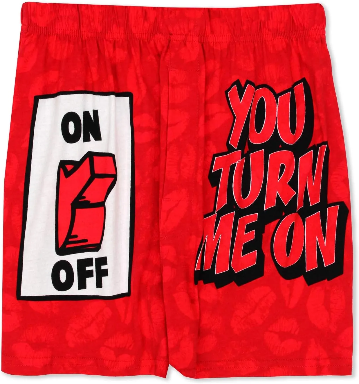 Briefly Stated Novelty Love Style Men's Boxer Shorts