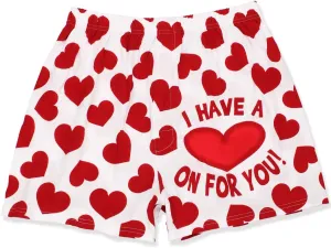 Briefly Stated Novelty Love Style Men's Boxer Shorts