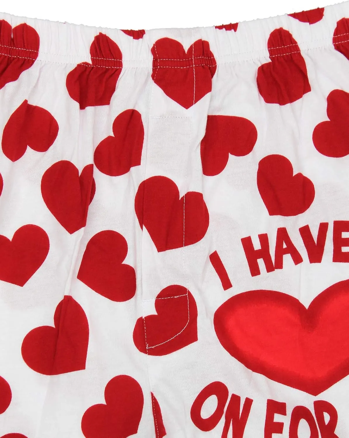 Briefly Stated Novelty Love Style Men's Boxer Shorts
