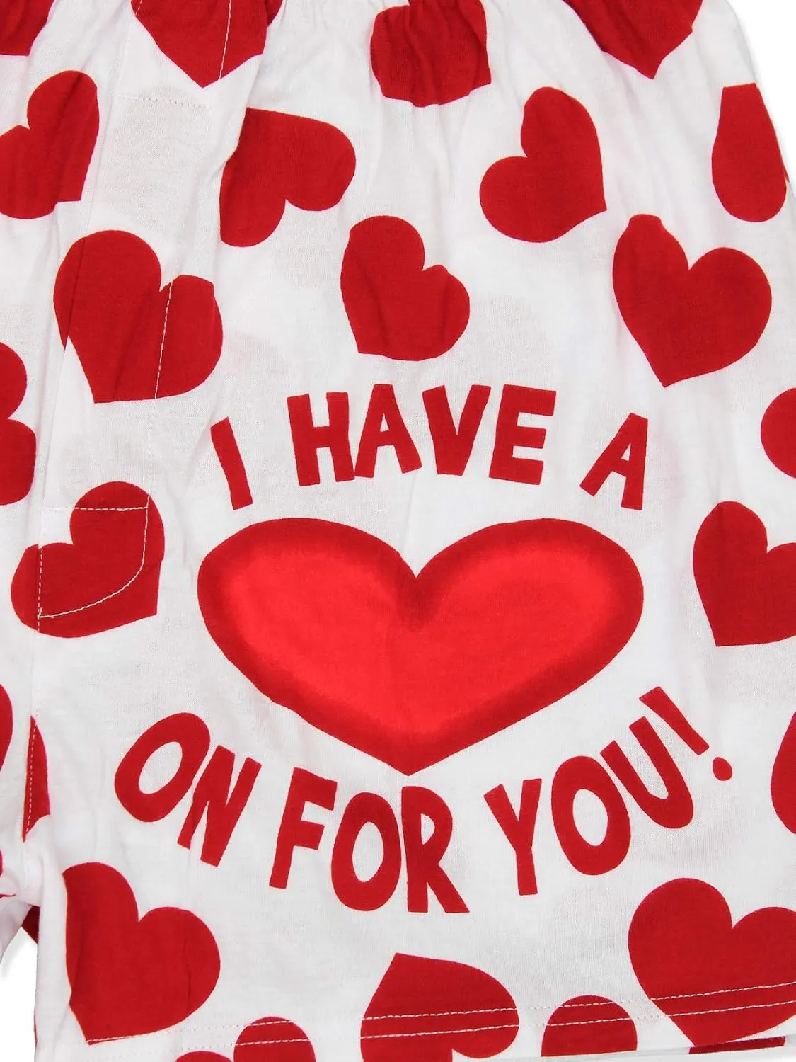 Briefly Stated Novelty Love Style Men's Boxer Shorts