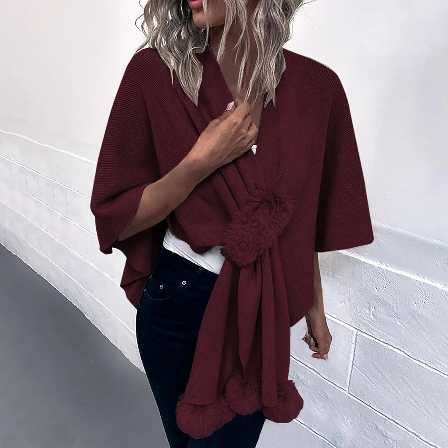 Cashmere Wool Shawl Scarf Winter Soft Pashmina Shawl Wrap Stole Wedding Party Cardigan Sweater for Evening Dresses