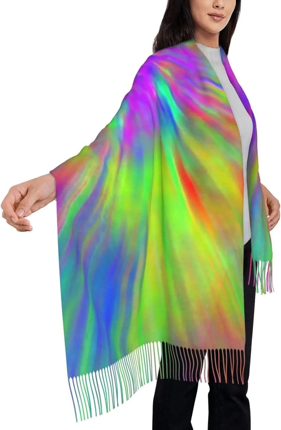 CUTEDWARF rocker Scarf for Women and Men Warm Long Shawl Winter Wraps Large Scarves Shawl Wraps