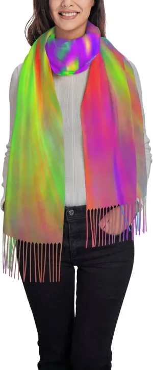 CUTEDWARF rocker Scarf for Women and Men Warm Long Shawl Winter Wraps Large Scarves Shawl Wraps