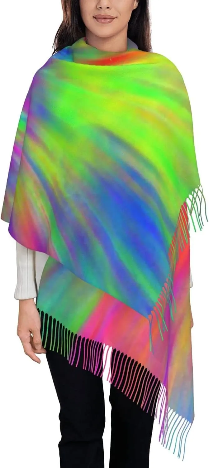 CUTEDWARF rocker Scarf for Women and Men Warm Long Shawl Winter Wraps Large Scarves Shawl Wraps