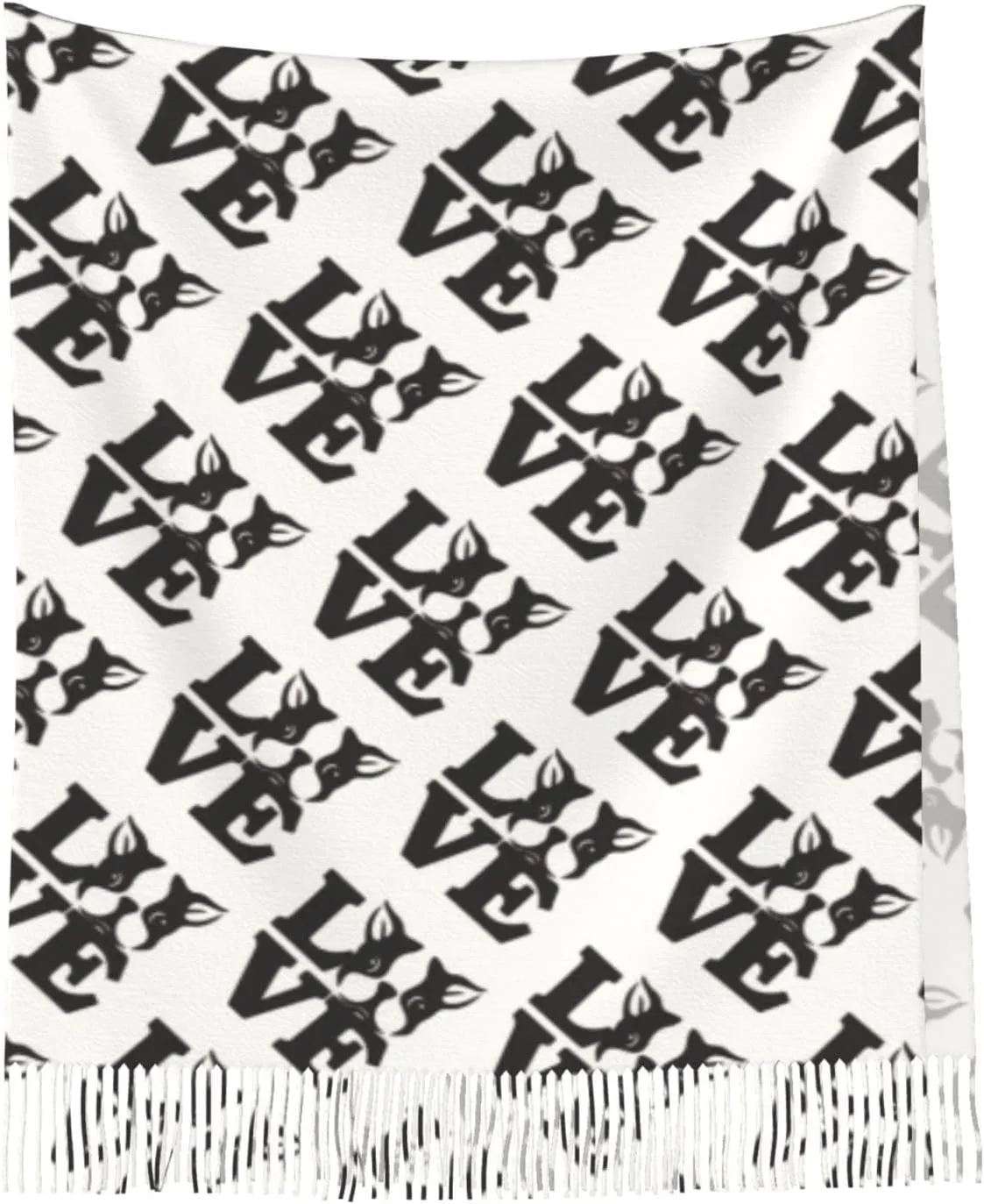 CUTEDWARF rocker Scarf for Women and Men Warm Long Shawl Winter Wraps Large Scarves Shawl Wraps