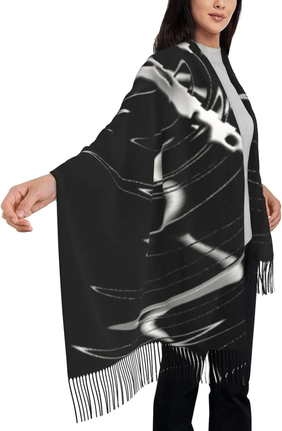 CUTEDWARF rocker Scarf for Women and Men Warm Long Shawl Winter Wraps Large Scarves Shawl Wraps