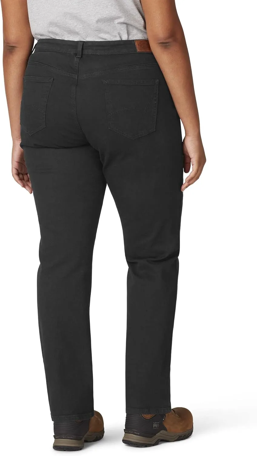 Dickies Size Women's Plus Perfect Shape Straight Stretch Denim Jeans