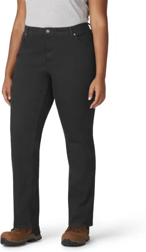 Dickies Size Women's Plus Perfect Shape Straight Stretch Denim Jeans