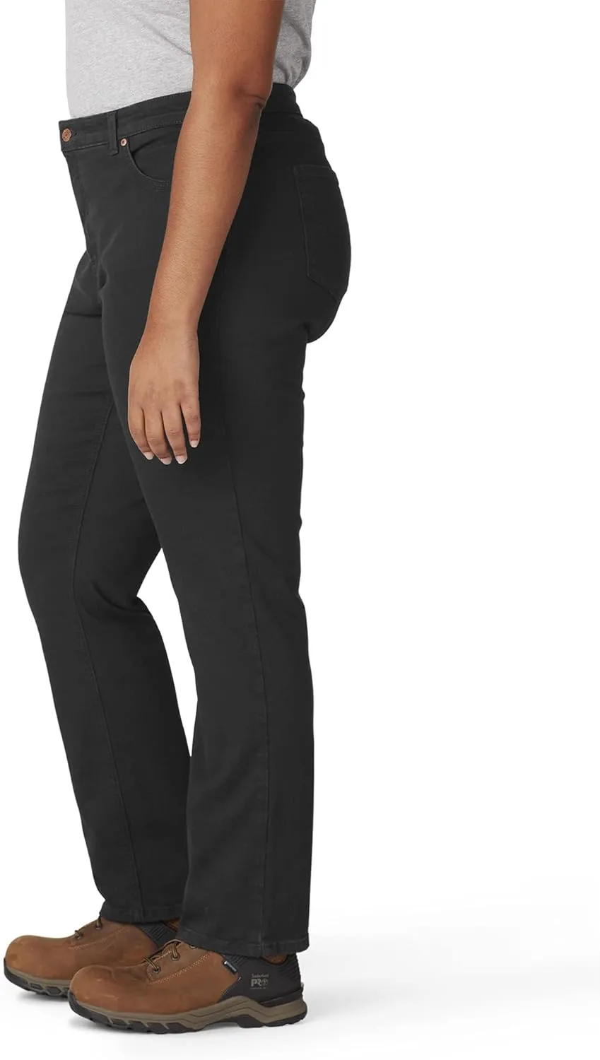 Dickies Size Women's Plus Perfect Shape Straight Stretch Denim Jeans