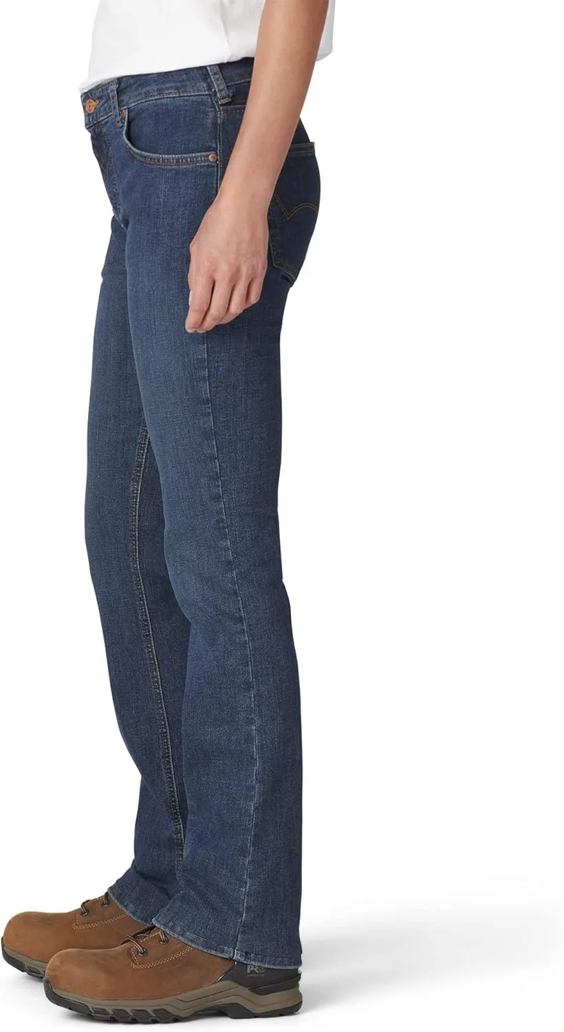 Dickies Women's Perfect Shape Denim Jean-Bootcut Stretch