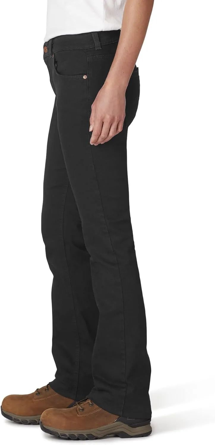 Dickies Women's Perfect Shape Denim Jean-Bootcut Stretch