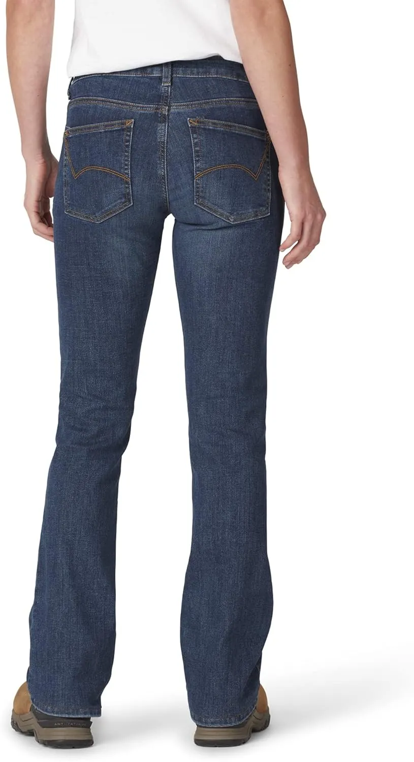 Dickies Women's Perfect Shape Denim Jean-Bootcut Stretch