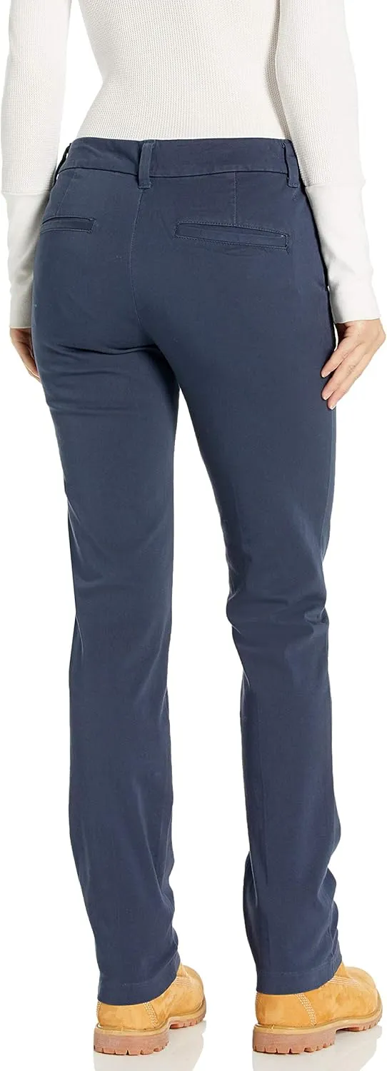 Dickies Women's Perfect Shape Straight Twill Pant