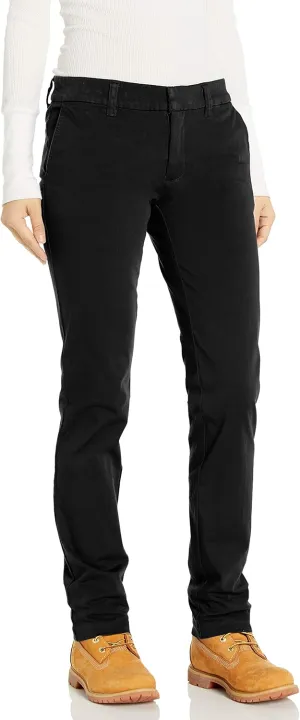 Dickies Women's Perfect Shape Straight Twill Pant