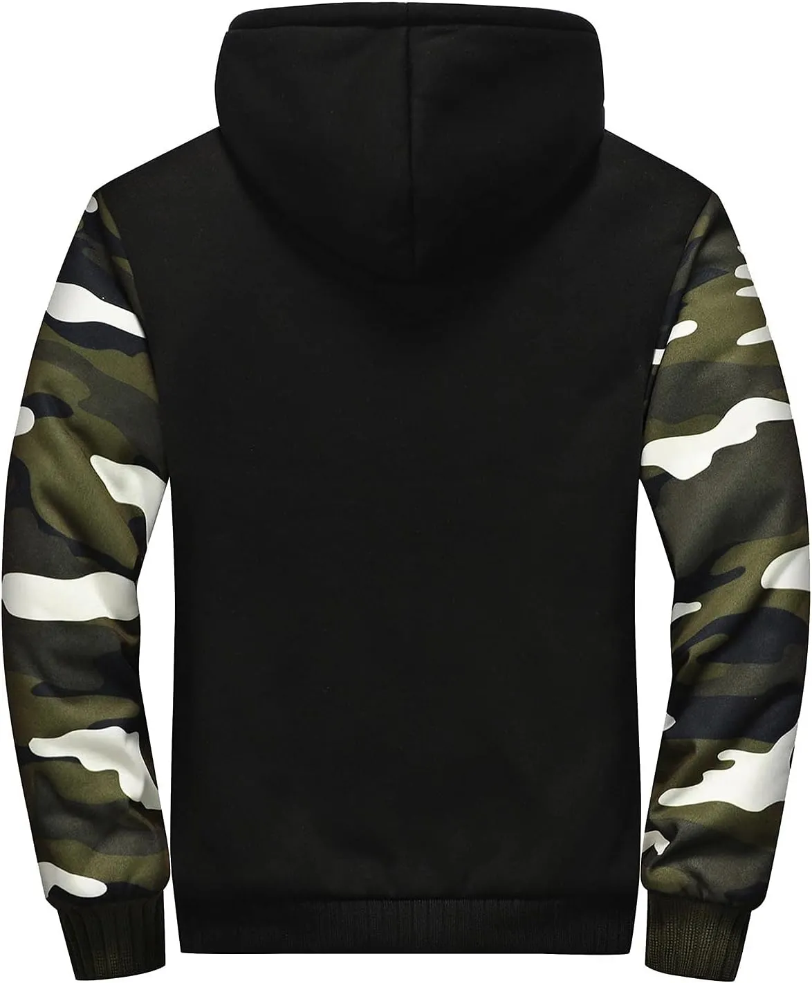 DuDubaby Mens Hoodies Pullover Autumn and Winter Color Loose Casual Plush Jacket Plain Hoodies for Men Trendy Clothes
