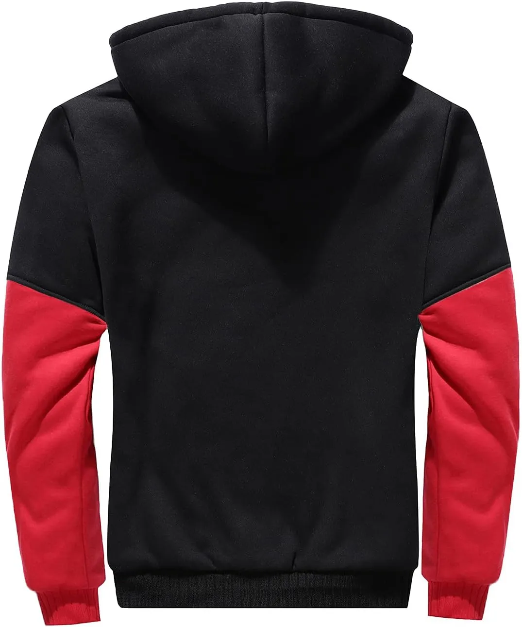 DuDubaby Mens Hoodies Pullover Autumn and Winter Color Loose Casual Plush Jacket Plain Hoodies for Men Trendy Clothes