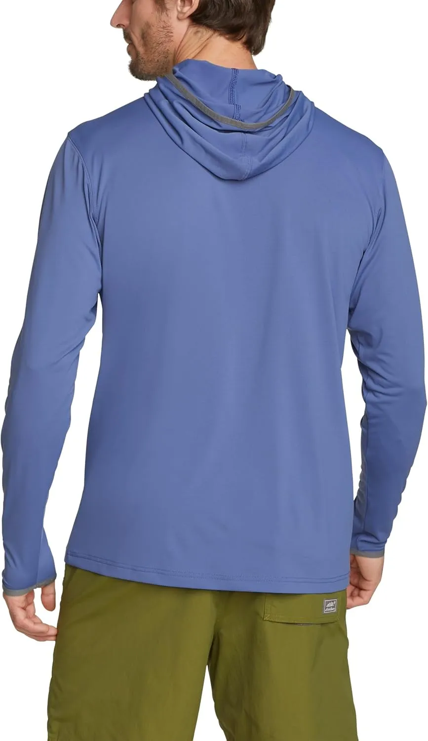 Eddie Bauer Men's Marine Air UPF Long-Sleeve Hoodie