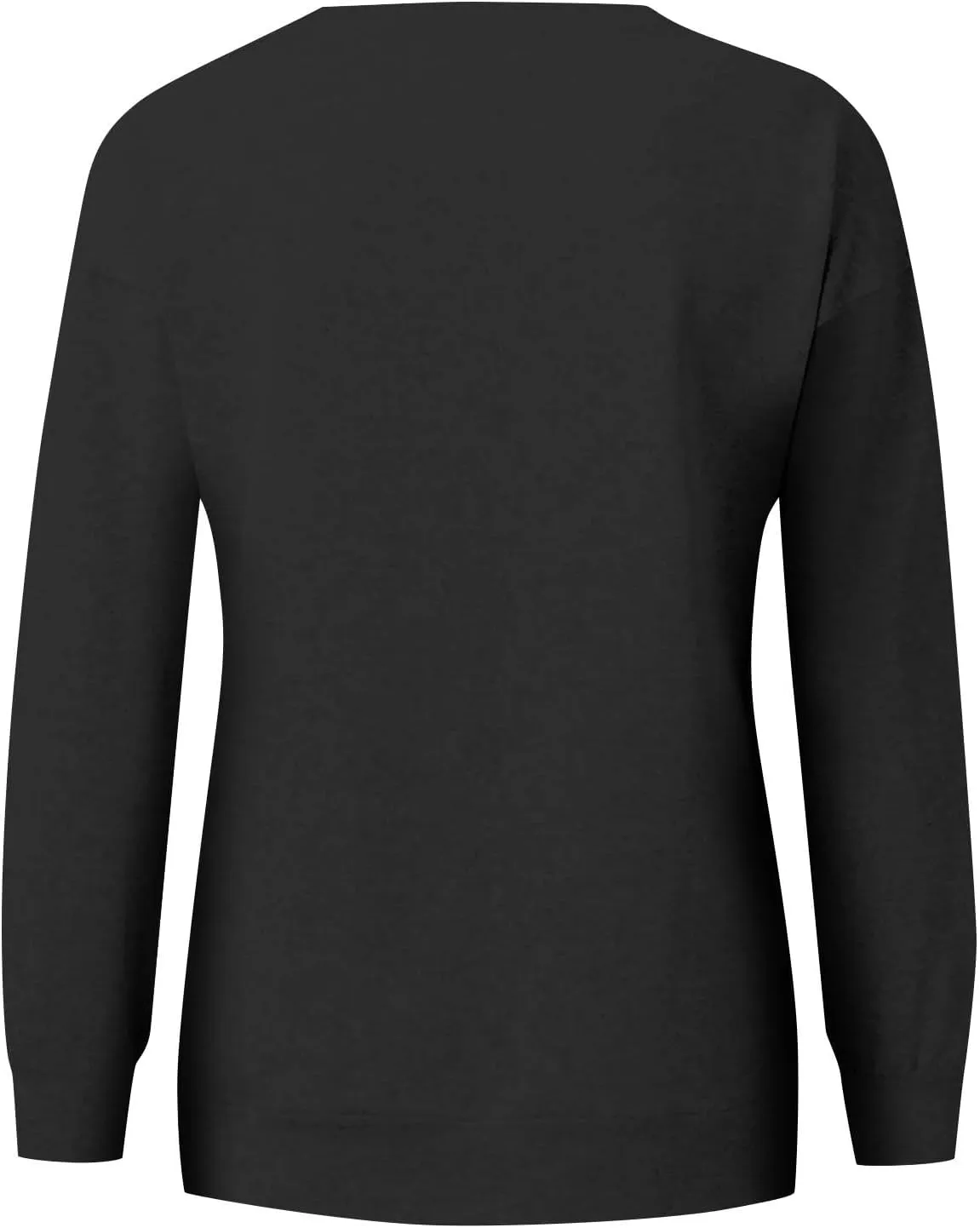 fanmpghleoo Fleece Lined Sweatshirt Women Drop Shoulder Crewneck Sweatshirts Workout Athletic Soft Plain Tunic Pullover Tops