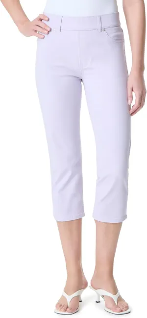 Gloria Vanderbilt Women's Shape Effect Pull on High Rise Straight Leg Capri Standard