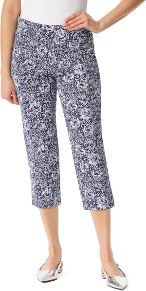 Gloria Vanderbilt Women's Shape Effect Pull on High Rise Straight Leg Capri Standard