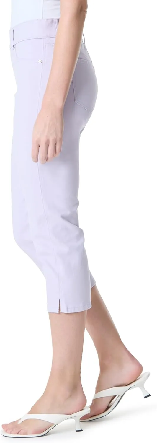 Gloria Vanderbilt Women's Shape Effect Pull on High Rise Straight Leg Capri Standard