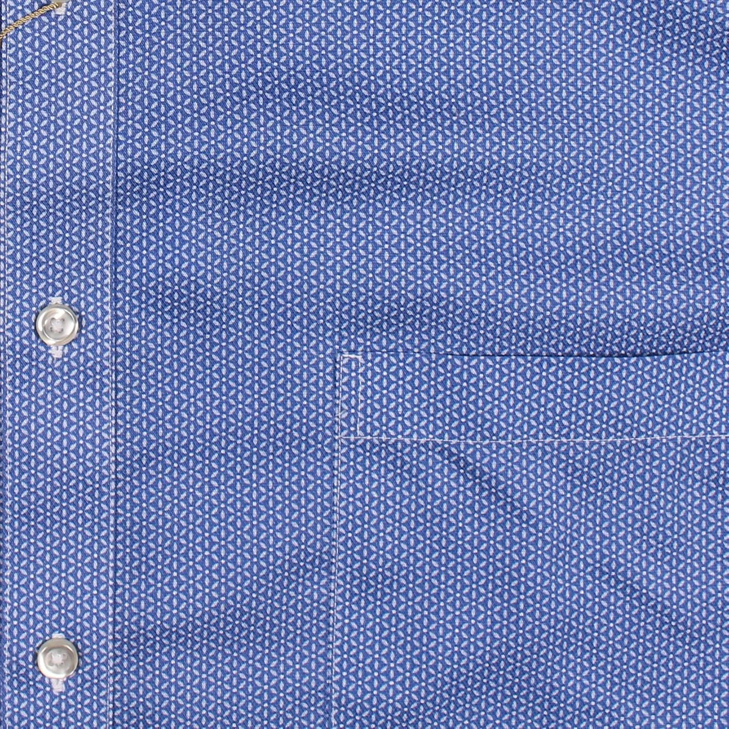 Gold Label Men's Short Sleeve Pocket Shirt Non-Iron Wrinkle-Resistant, Regular Sizes