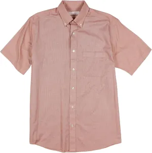 Gold Label Men's Short Sleeve Pocket Shirt Non-Iron Wrinkle-Resistant, Regular Sizes