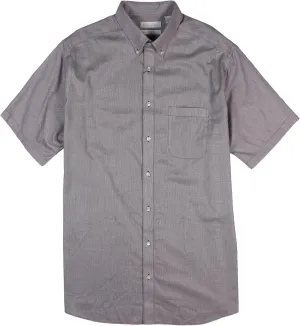 Gold Label Roundtree & Yorke Big and Tall Men's Short Sleeve Pocket Shirt Non-Iron Wrinkle-Resistant