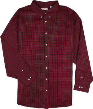 Gold Label Roundtree & Yorke Big and Tall Non-Iron Wrinkle-Resistant Men's Long Sleeve Shirt