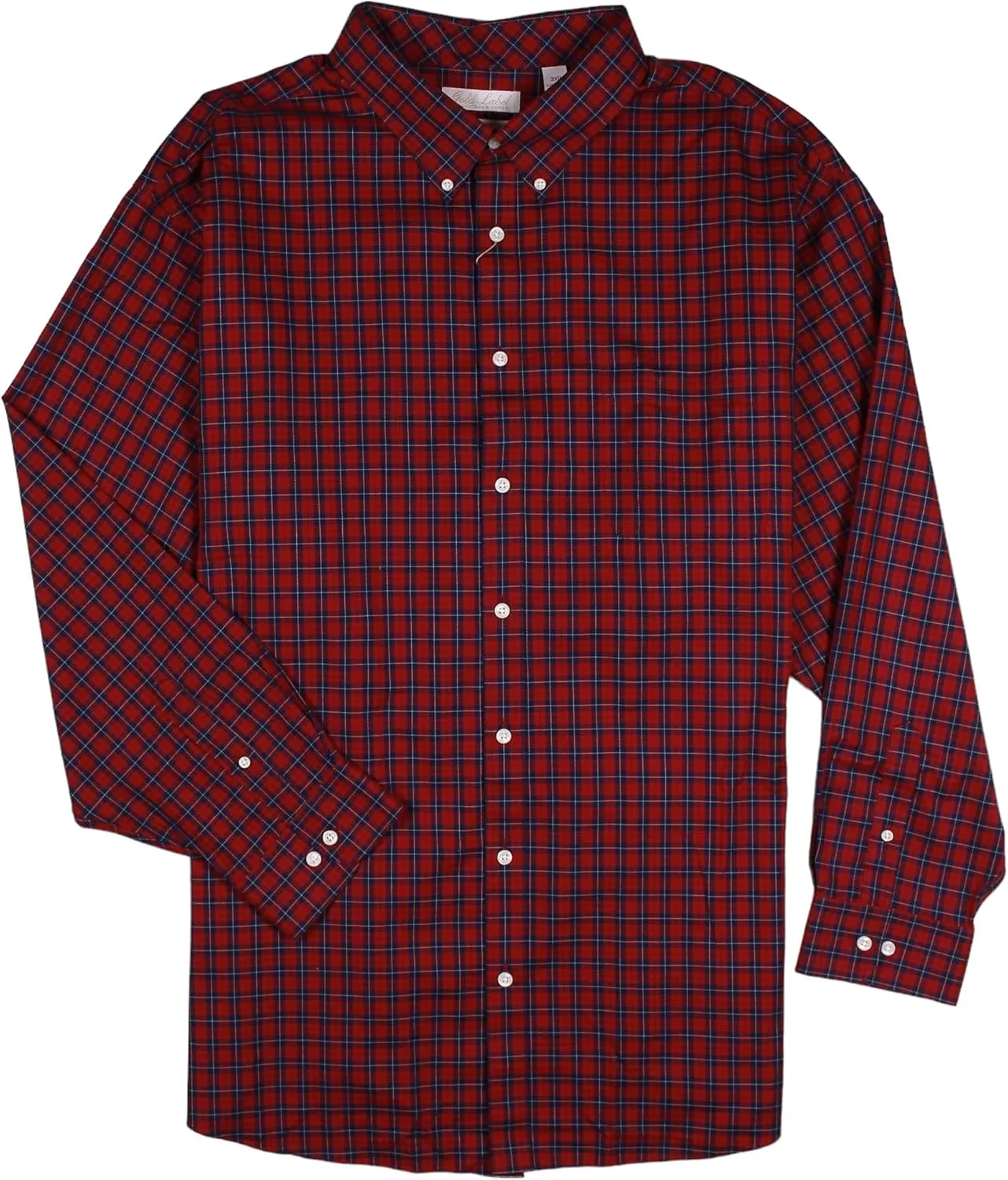 Gold Label Roundtree & Yorke Big and Tall Non-Iron Wrinkle-Resistant Men's Long Sleeve Shirt