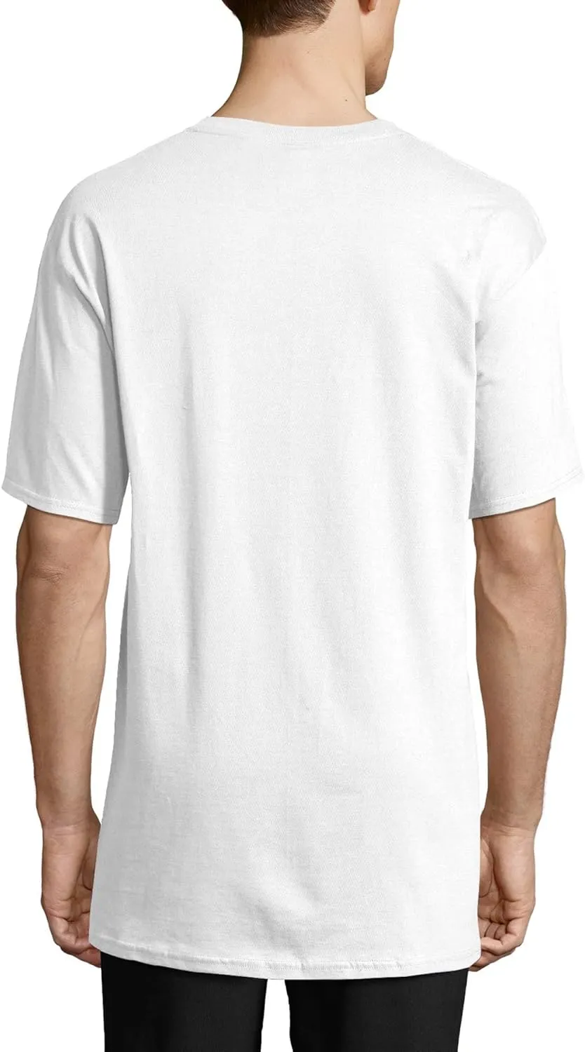 Hanes Men's Beefy-t T-Shirt, Heavyweight Cotton Tee, 1 Or 2 Pack, Big & Tall
