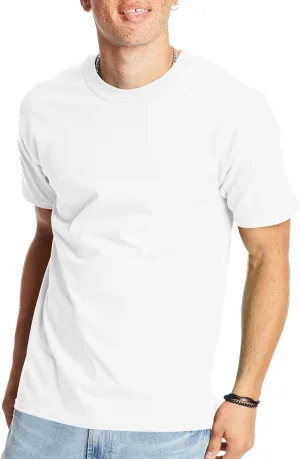 Hanes Mens Beefyt T-shirt, Heavyweight Cotton Crewneck Tee, 1 Or 2 Pack, Available In Tall Sizes Fashion-t-shirts, White - 1 Pack, X-Large US