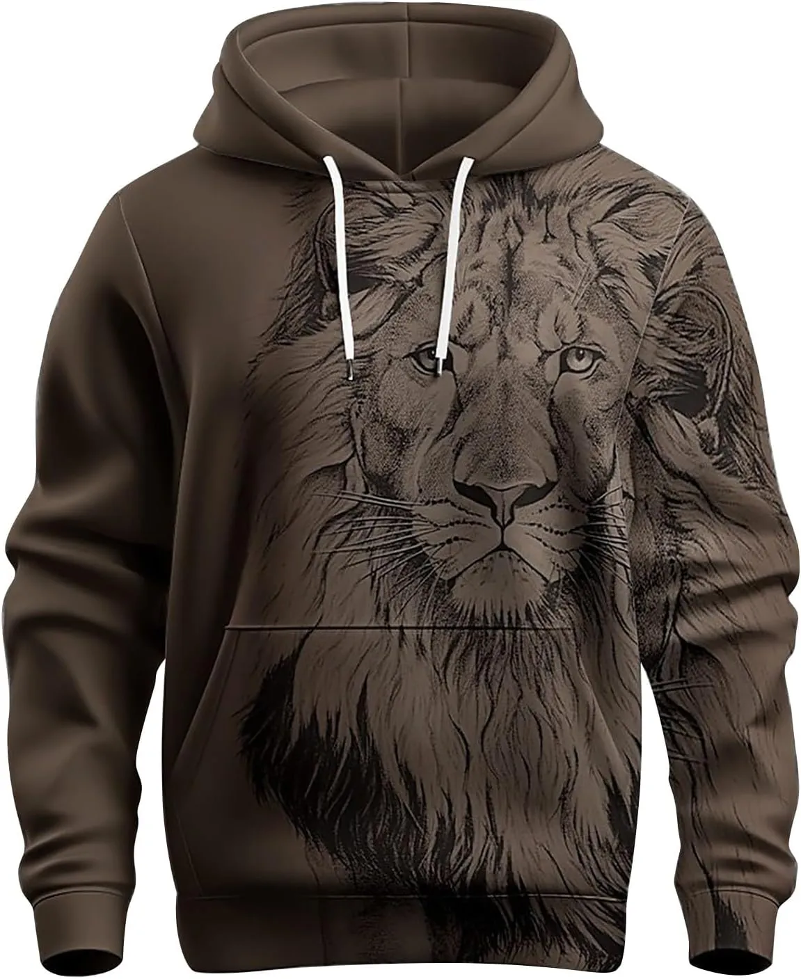 Hoodies For Men Winter Casual Loose Solid Hooded Sweater Top Black Jacket Men Black Sweater Hoodies For Youths Black